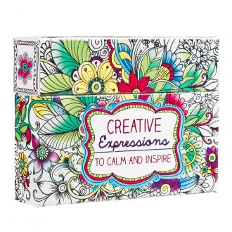 CBX 001 Boxed Coloring Cards - Creative Expressions to Calm and Inspire